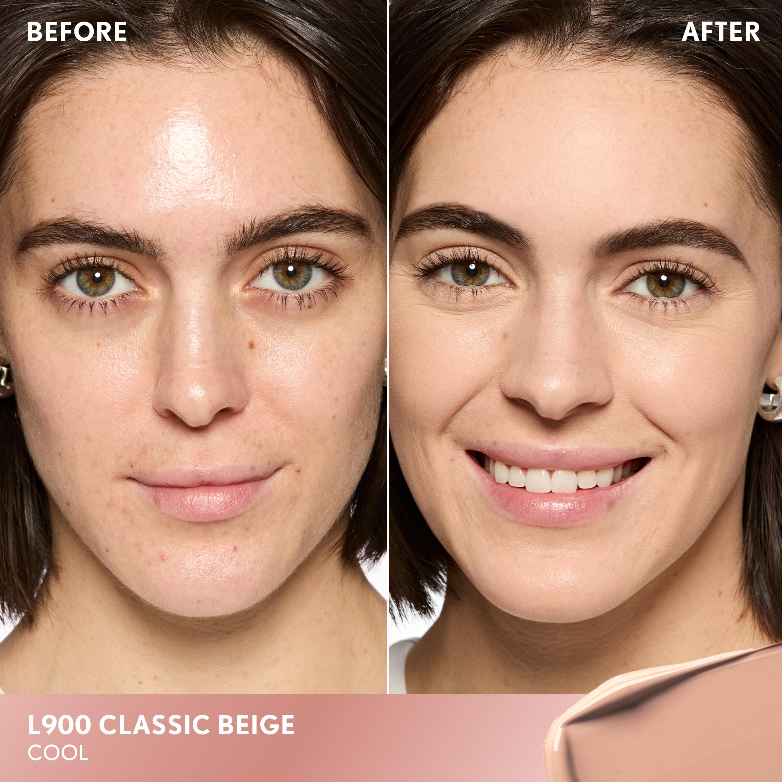 COVERGIRL XL doe-foot applicator demonstrating easy, precise application benefit