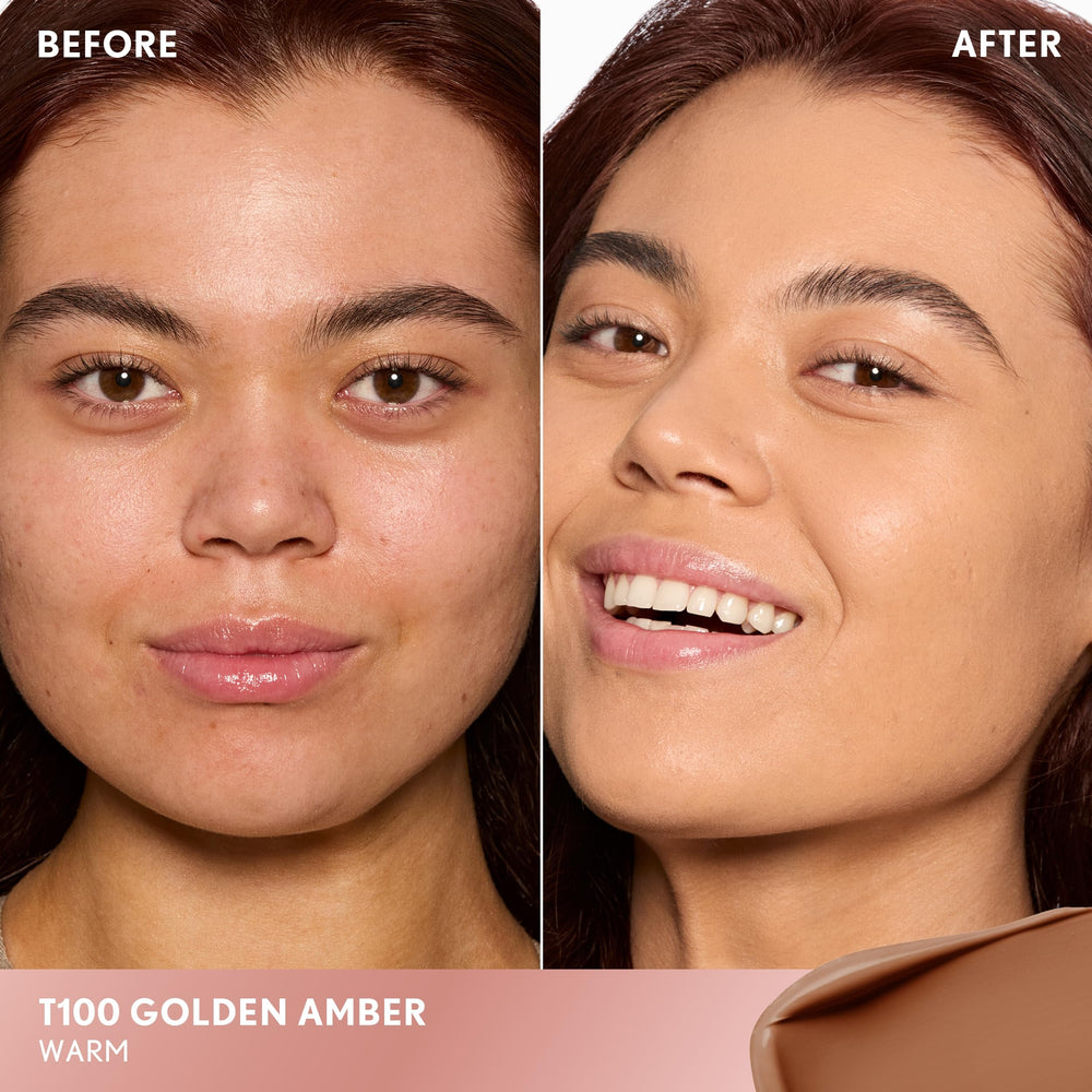 COVERGIRL large fluffy doe applicator demonstrating precise product placement benefit