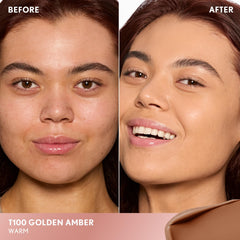 COVERGIRL large fluffy doe applicator demonstrating precise product placement benefit
