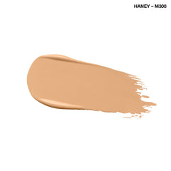 COVERGIRL texture swatch on skin demonstrating smooth, matte finish