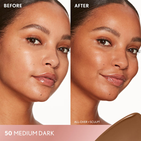 COVERGIRL wand applicator close-up for precise sculpting and control