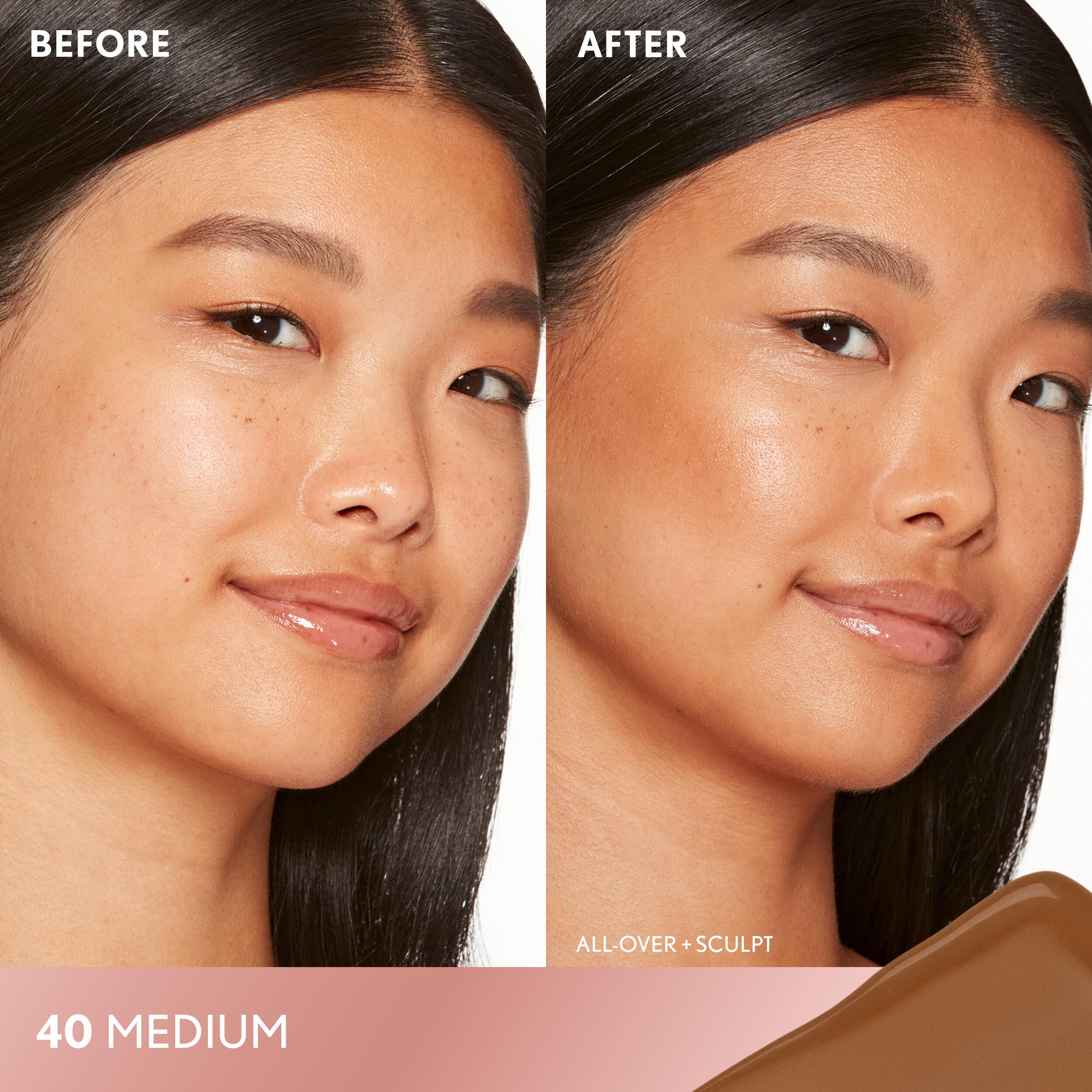 COVERGIRL wand applicator close-up for precise sculpting and targeted definition