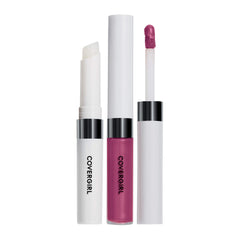 COVERGIRL front packaging showing Unique Burgundy two-piece set and product benefit