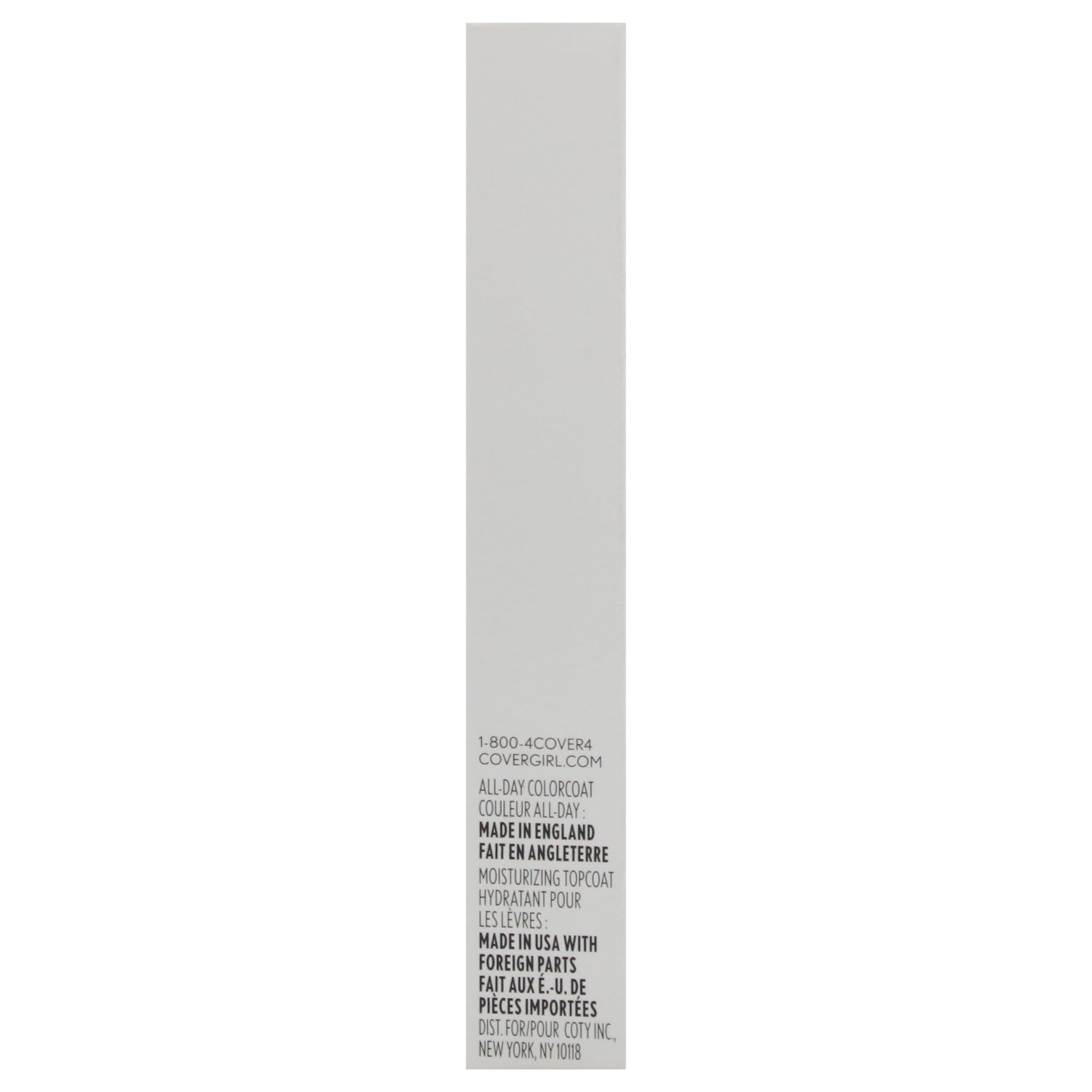 COVERGIRL lips wearing Wild Berry showing smooth, glossy finish and coverage