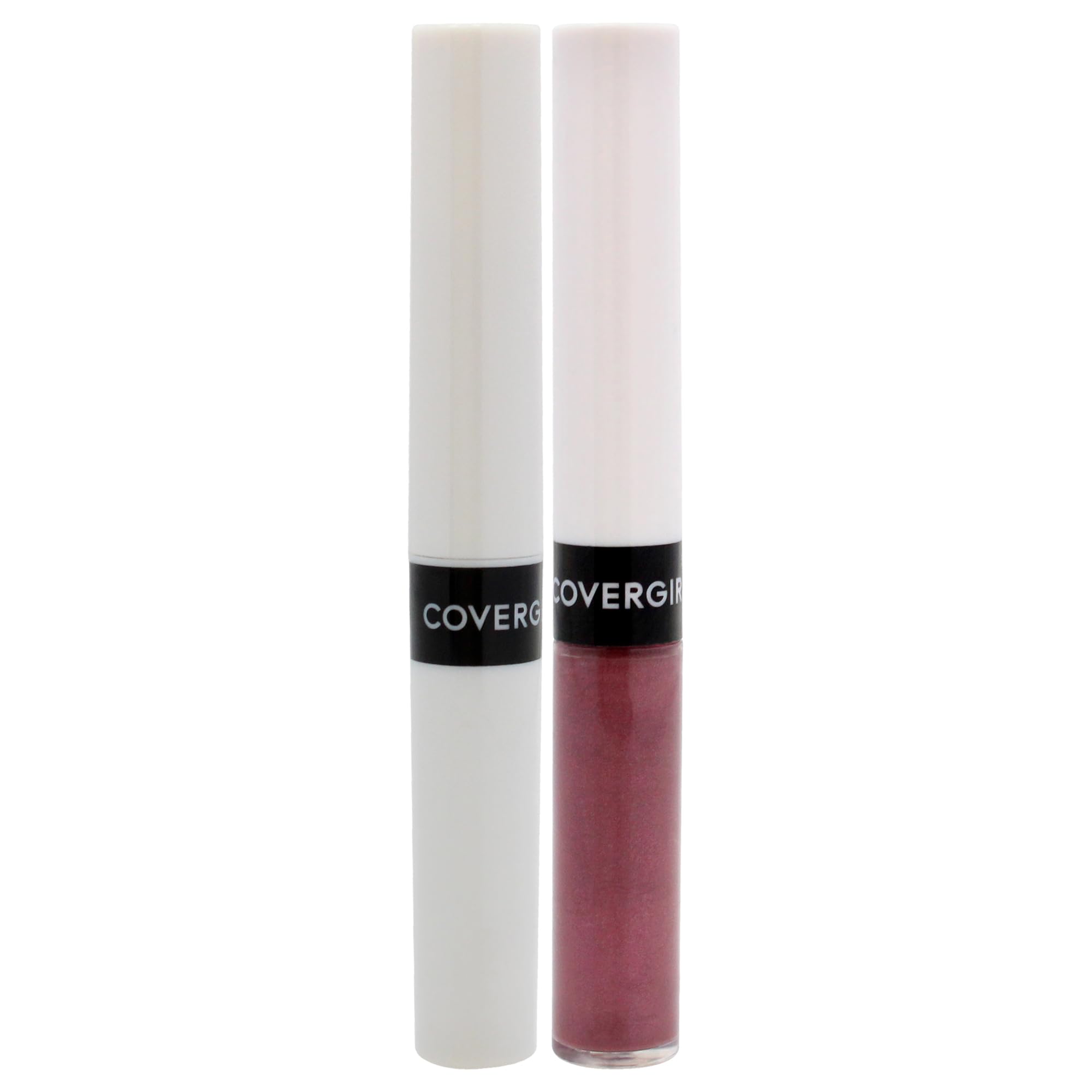COVERGIRL Wild Berry opened to show color stick and clear topcoat for sealing