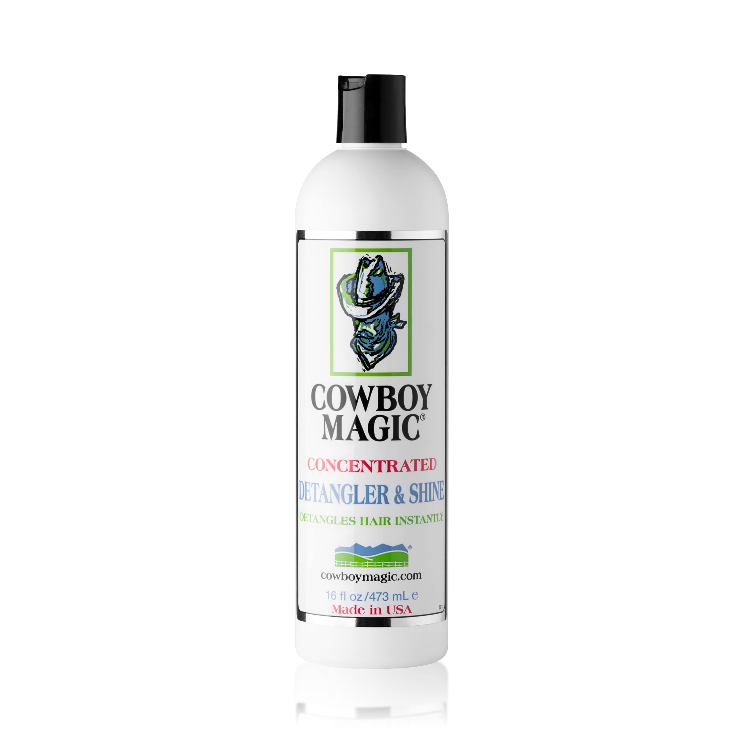 Cowboy Magic conditioner pour showing creamy texture and moisturizing effect