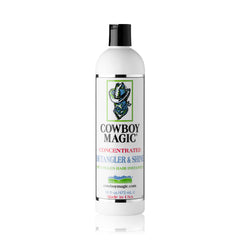 Cowboy Magic conditioner pour showing creamy texture and moisturizing effect