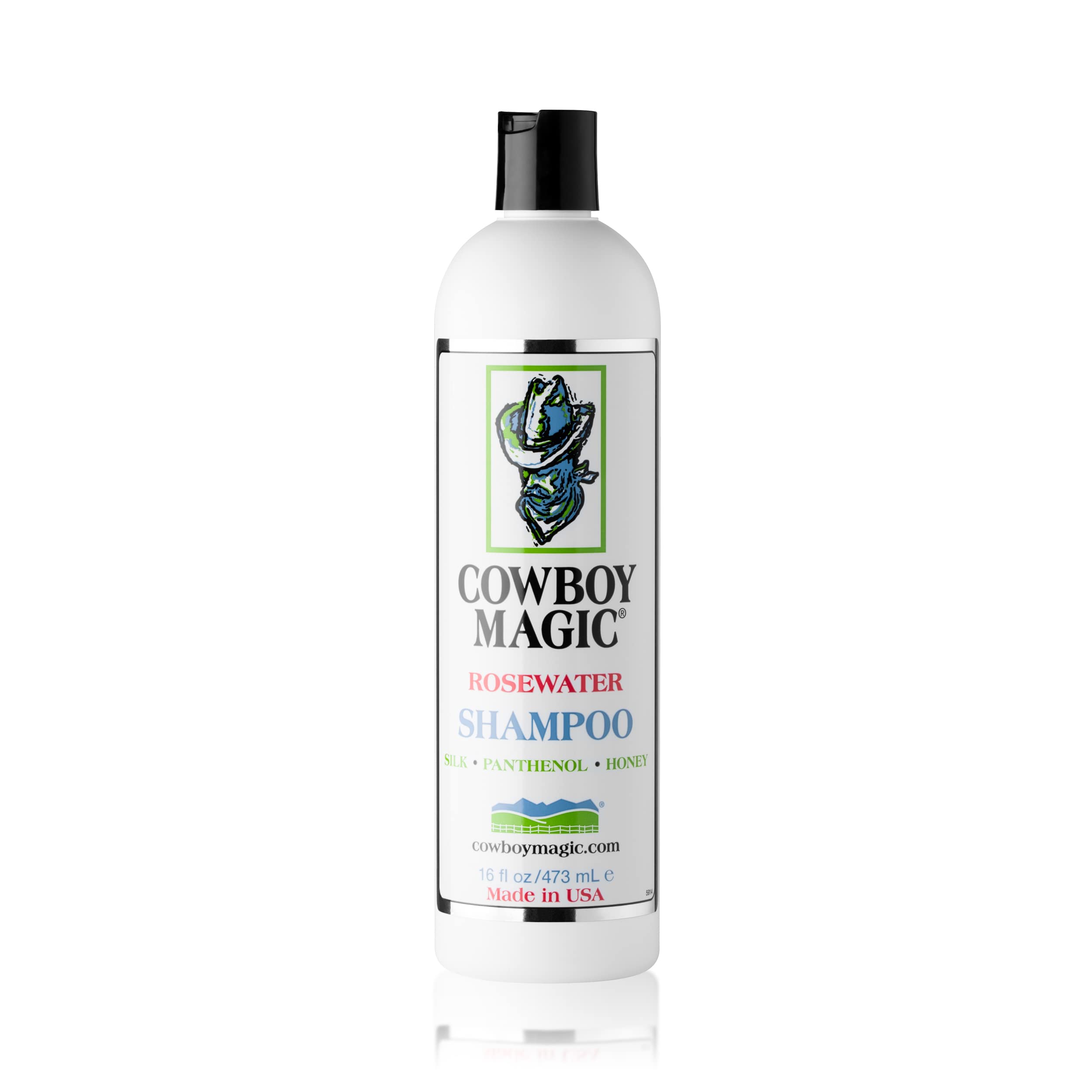 Cowboy Magic shampoo foam lather on a mane demonstrating quick cleaning
