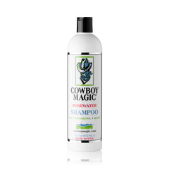 Cowboy Magic shampoo foam lather on a mane demonstrating quick cleaning