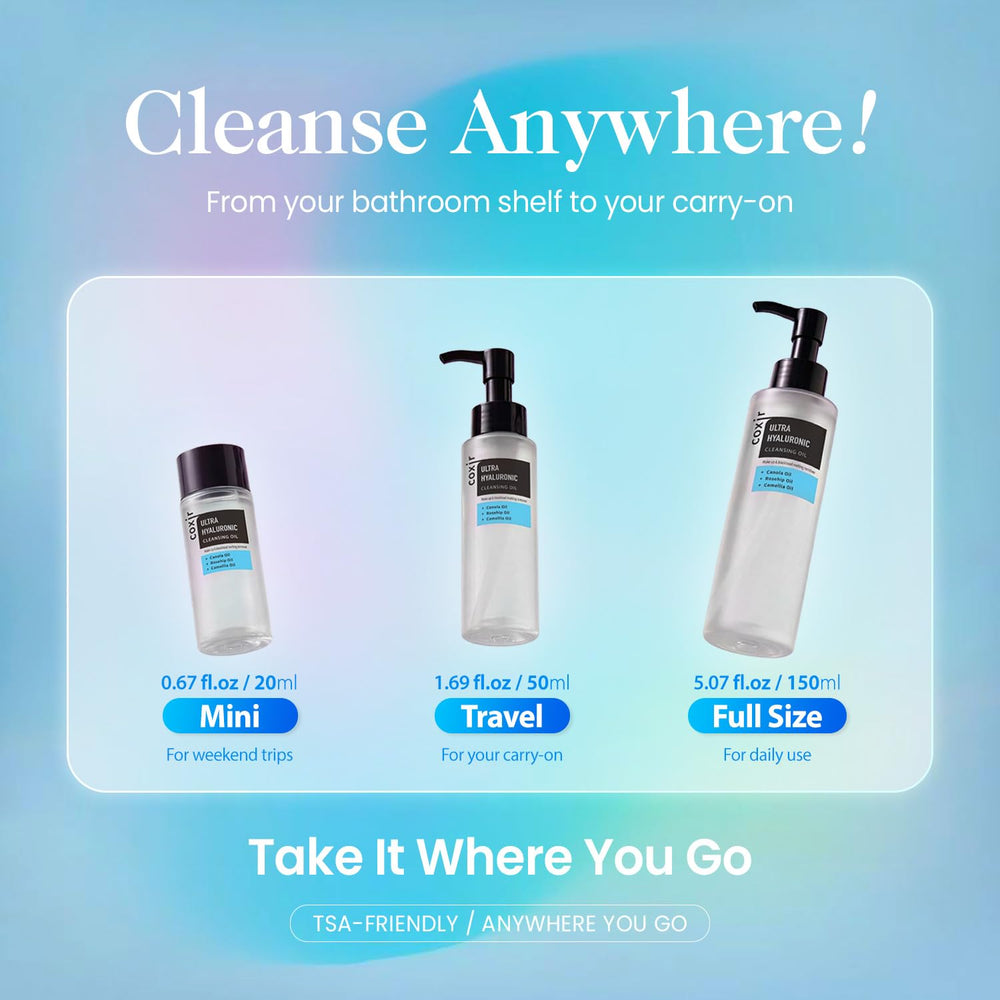 coxir bottle with botanical oils indicating gentle plant-derived nourishment