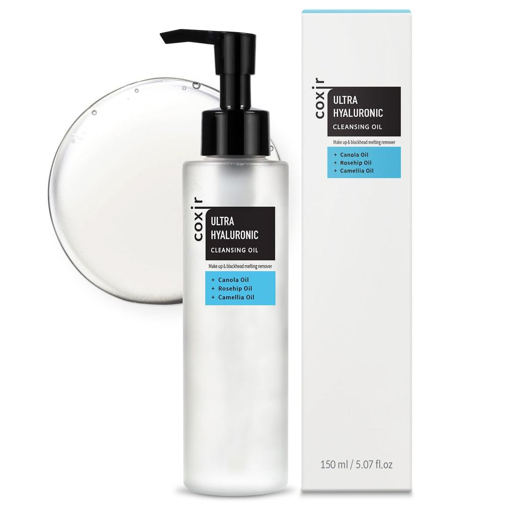 coxir front bottle showing 150ml product and clear benefits