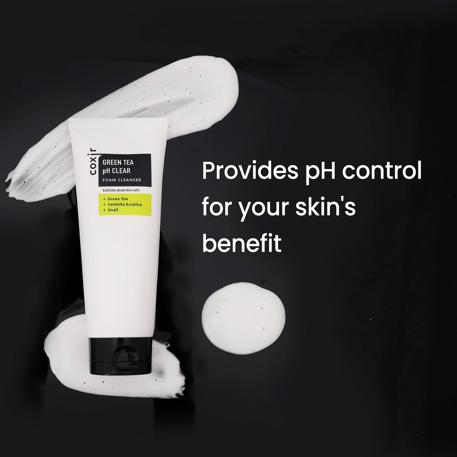 coxir tube beside ruler for 5.07 fl oz scale, confirms travel-friendly size benefit