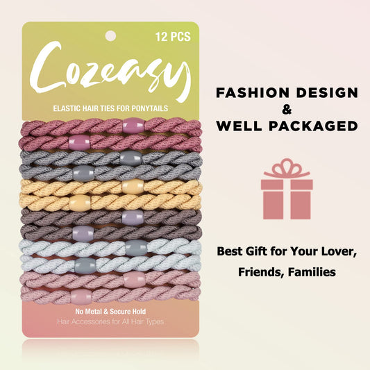 Cozeasy close-up of braided fabric texture protecting hair from snags and breakage