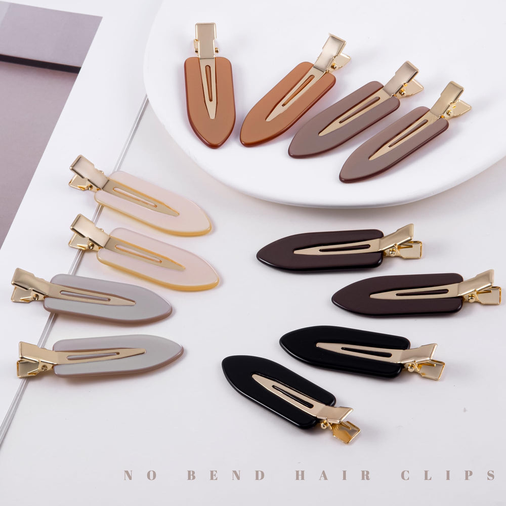 Cptots clip holding hair in place demonstrating secure non-slip hold during styling