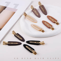 Cptots color selection display of black and brown clips, attractive styling options