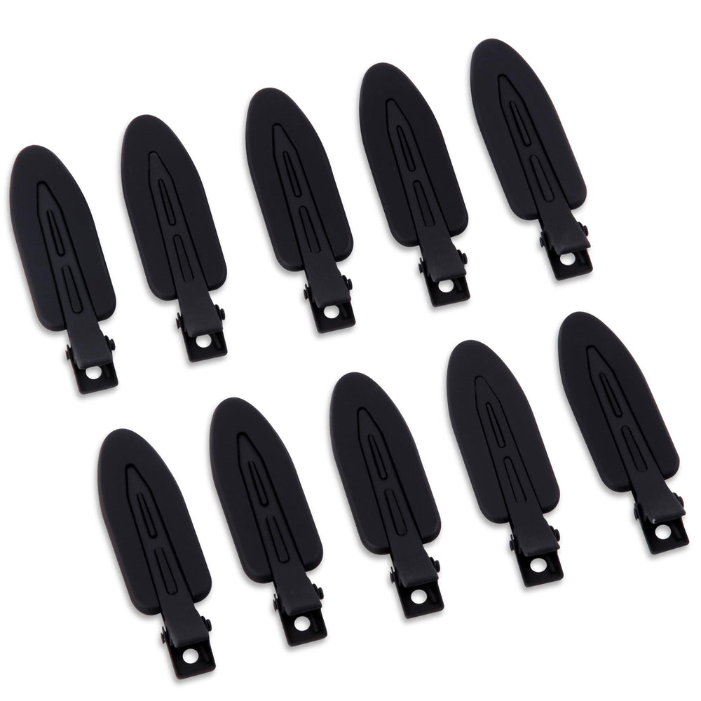 Cptots flat hair clips front packaging showing ten matte black clips and brand