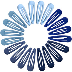 Cptots front view with matte blue clips showing neat compact pack and secure hold