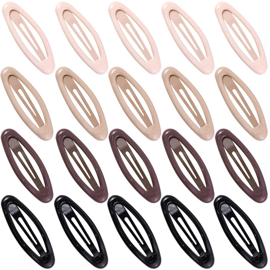 Cptots front view of 20pcs pack showing four neutral colors and compact design for convenience
