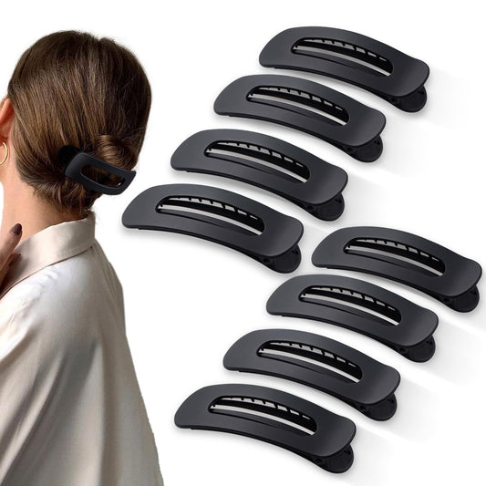 Cptots front view showing matte black clip pack, versatile styling benefit