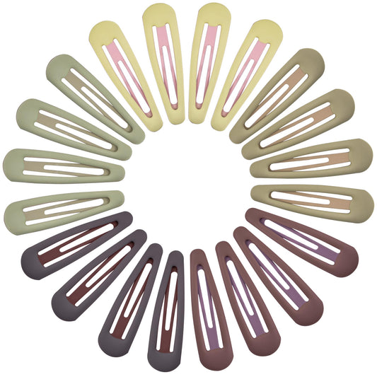 Cptots front packaging showing 20 matte brown and yellow clips, ideal for organized storage