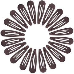 Cptots front packaging showing 20 matte dark brown snap clips with organized display and convenience