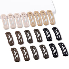 Cptots front pack showing 20 snap barrettes and color mix for easy selection