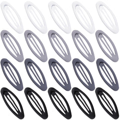 Cptots front packaging showing 20 snap clips and color mix for convenient styling