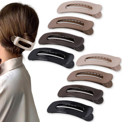 Cptots front packaging showing eight lay-flat claw clips and color variety