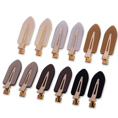 Cptots front packaging showing 12 creaseless hair clips and organized box for easy storage
