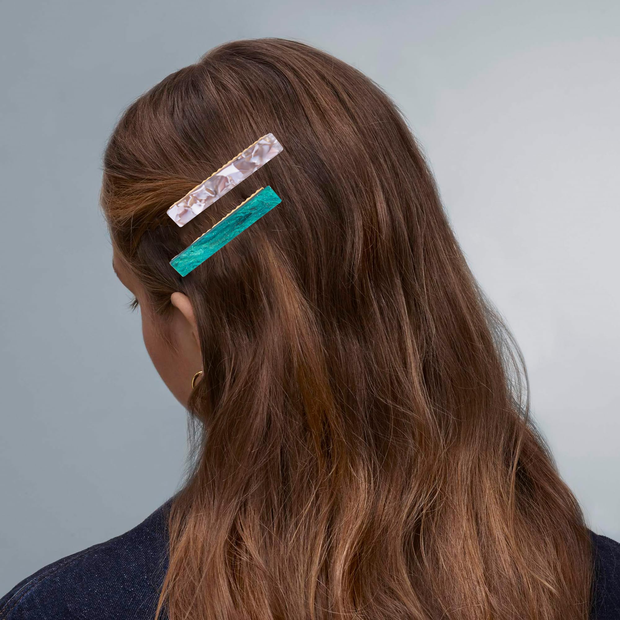 Cptots clips on a makeup table showing convenience during skincare routines