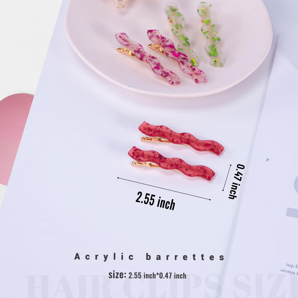 Cptots barrettes shown as party accessory for polished appearance