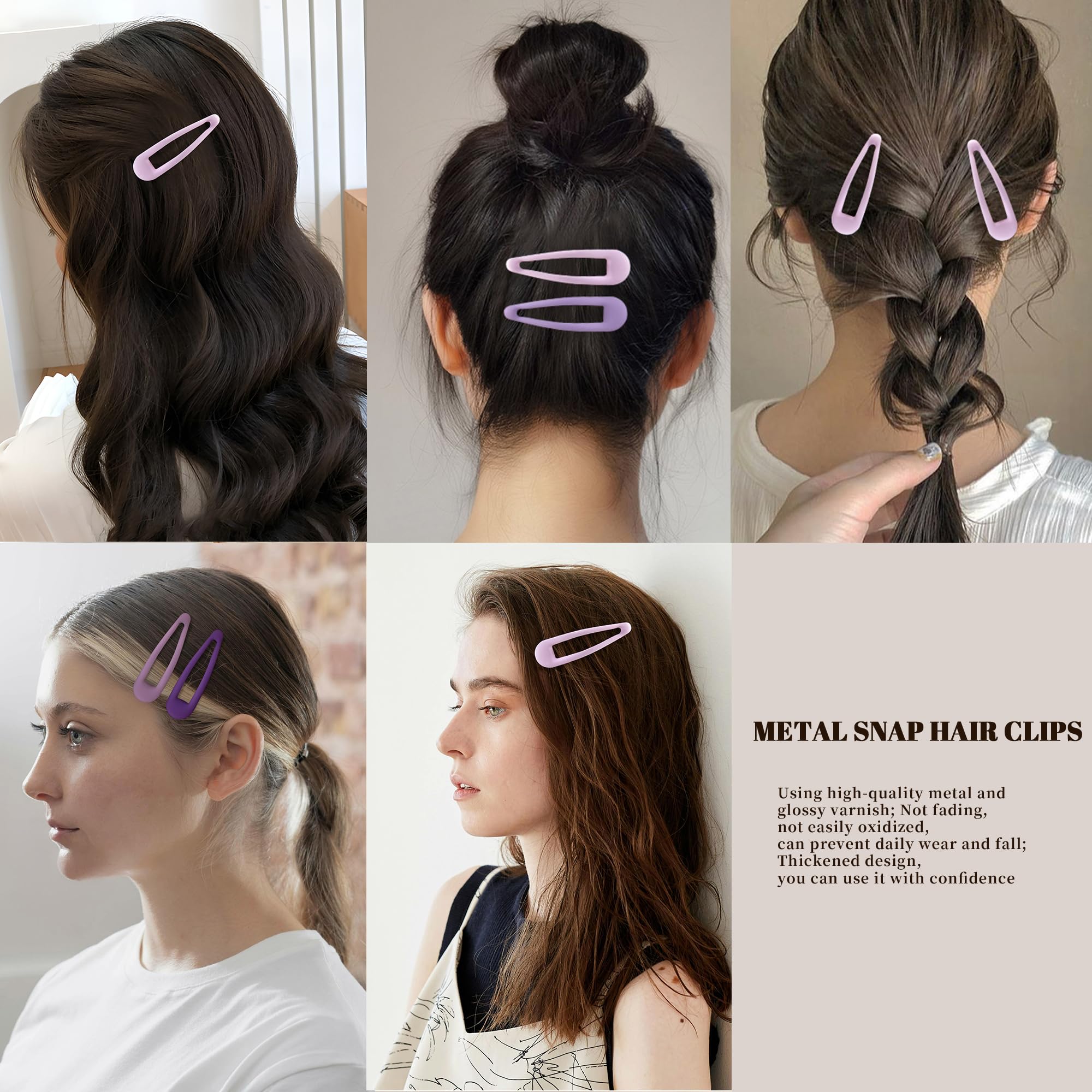 Cptots clip used in party hairstyle, provides discreet secure hold
