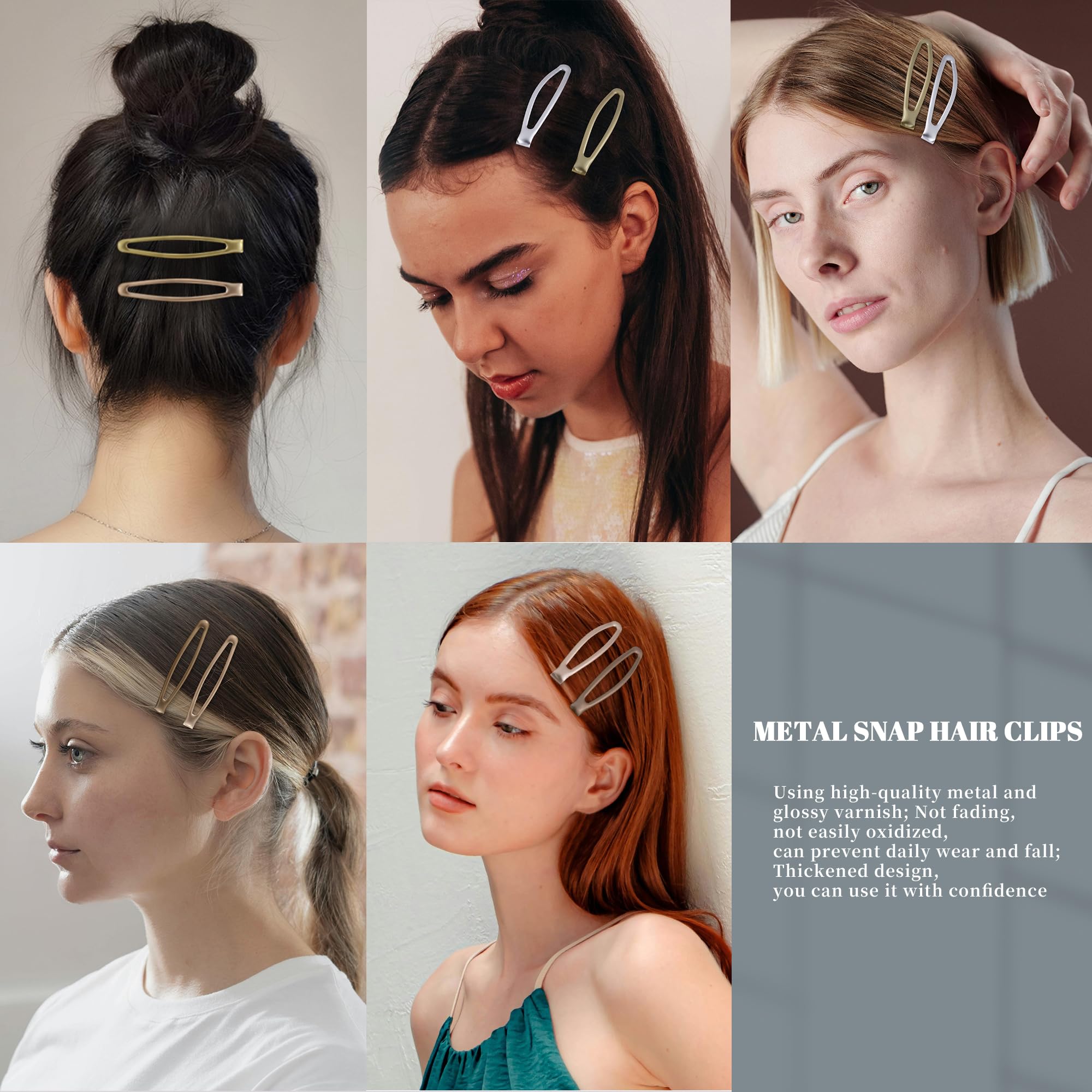 Cptots clips styled on dresser, easy-access everyday hair accessory