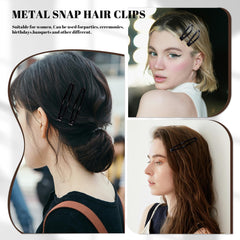 Cptots in lifestyle scene woman pinning back hair, practical everyday use benefit