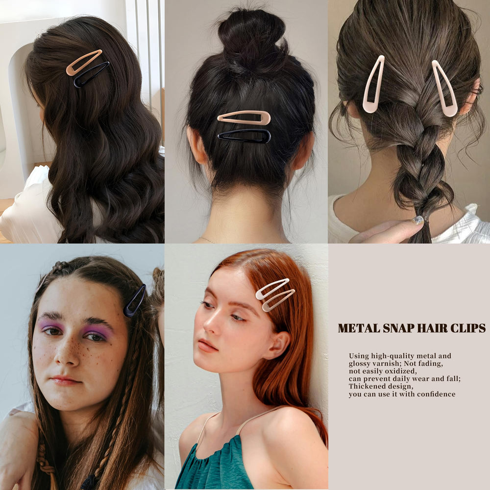 Cptots multiple clips styled together for versatile everyday accessorizing