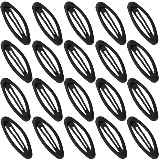 Cptots oval front view showing matte black design and secure hold
