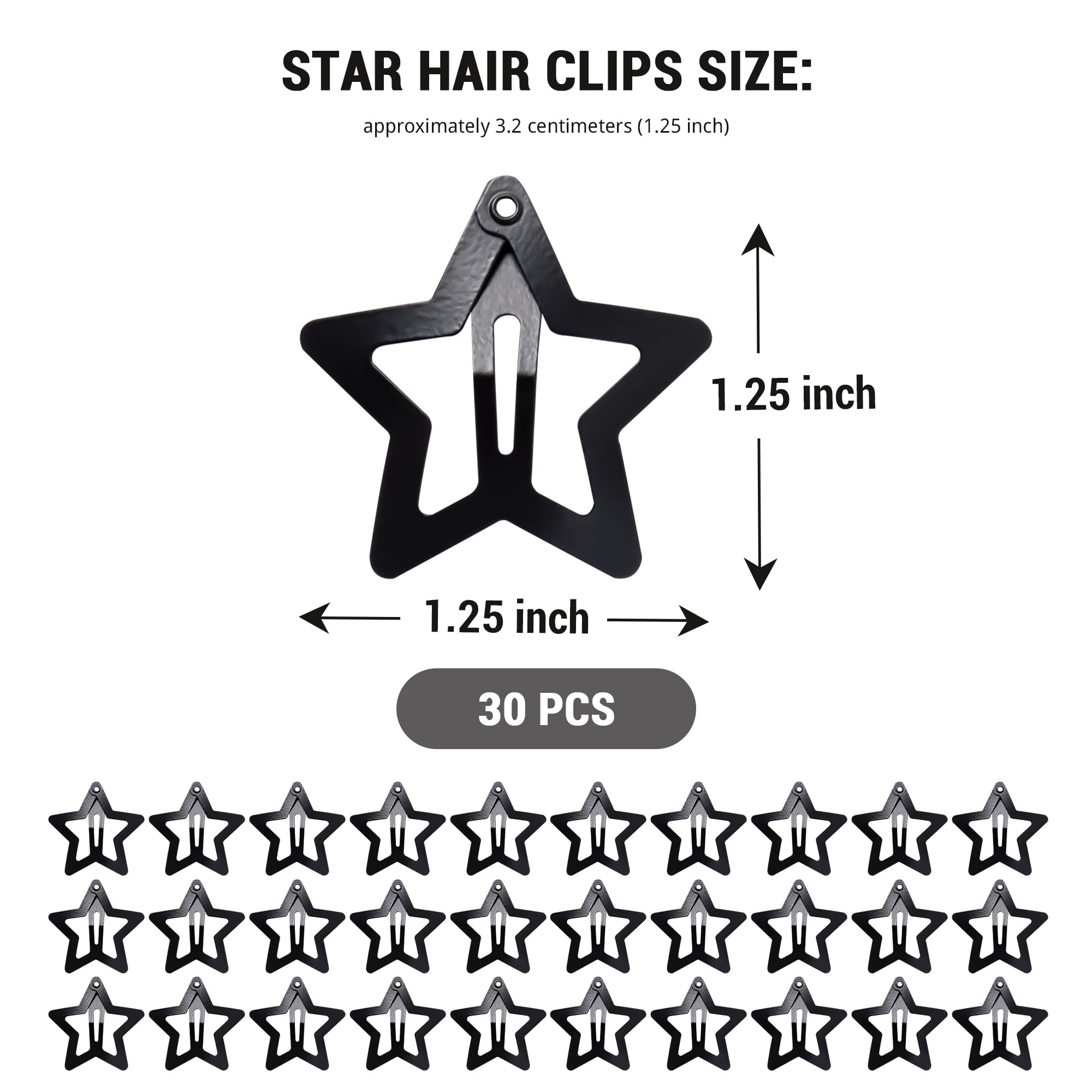 Cptots star clip closeup highlighting metal finish and smooth edges benefit