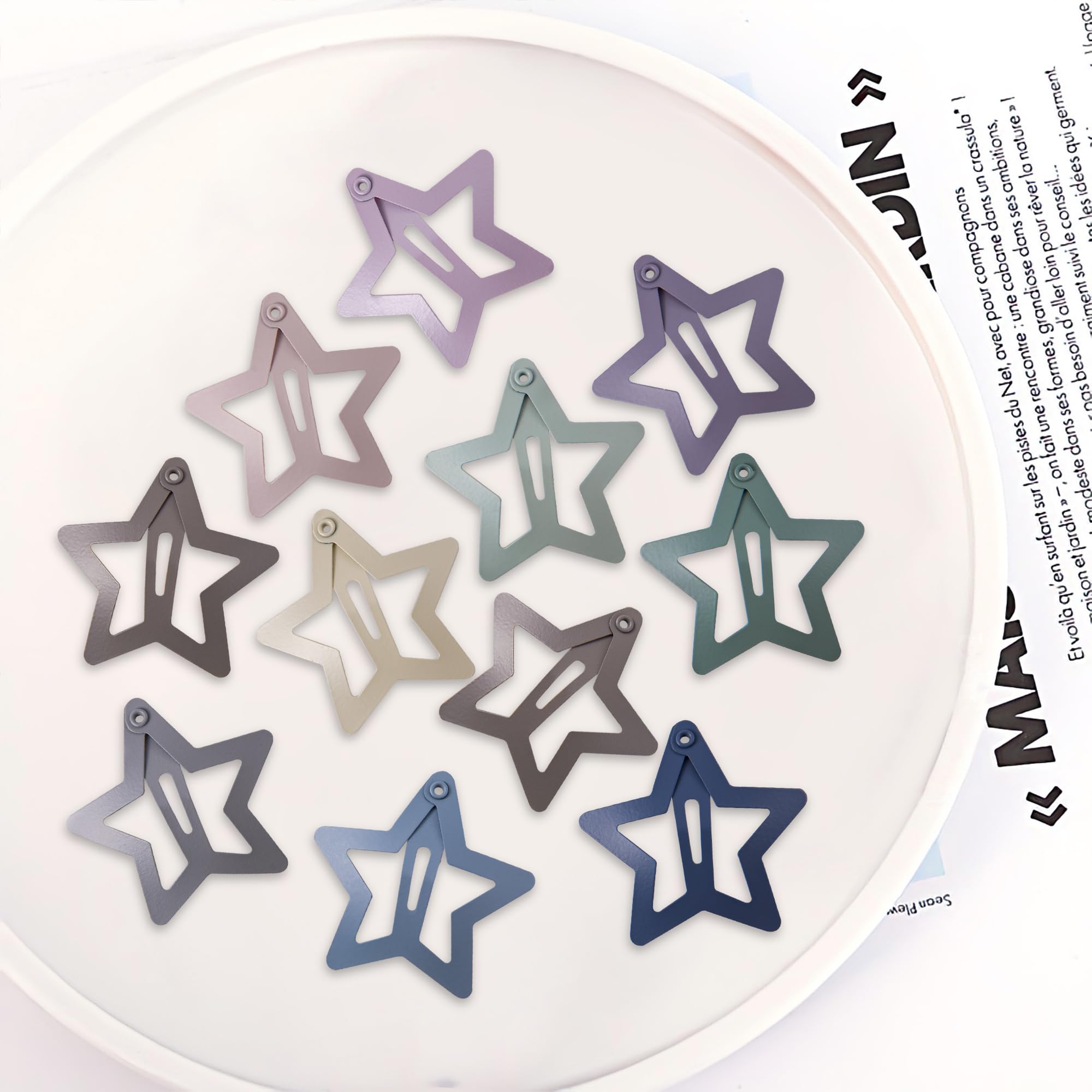 Cptots star clip holding bangs with secure hold and neat styling benefit