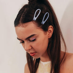 Cptots clipped in hair side profile holding hair neatly during daily wear