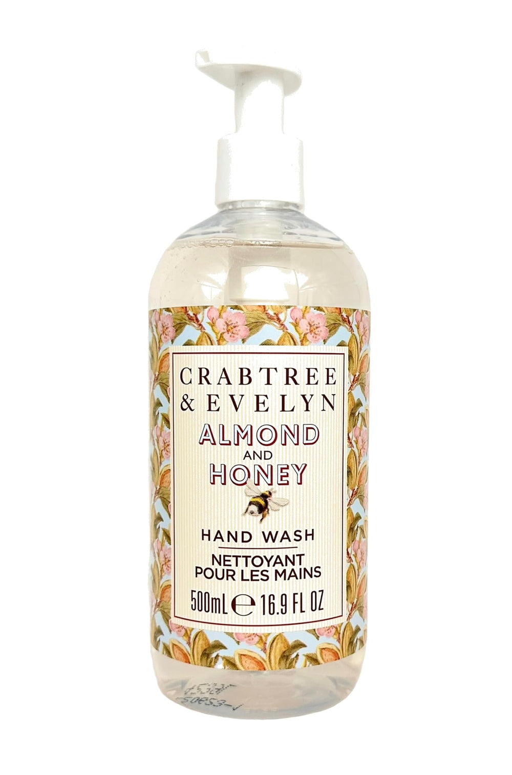 Crabtree & Evelyn front bottle view showing elegant label and convenient pump for everyday use