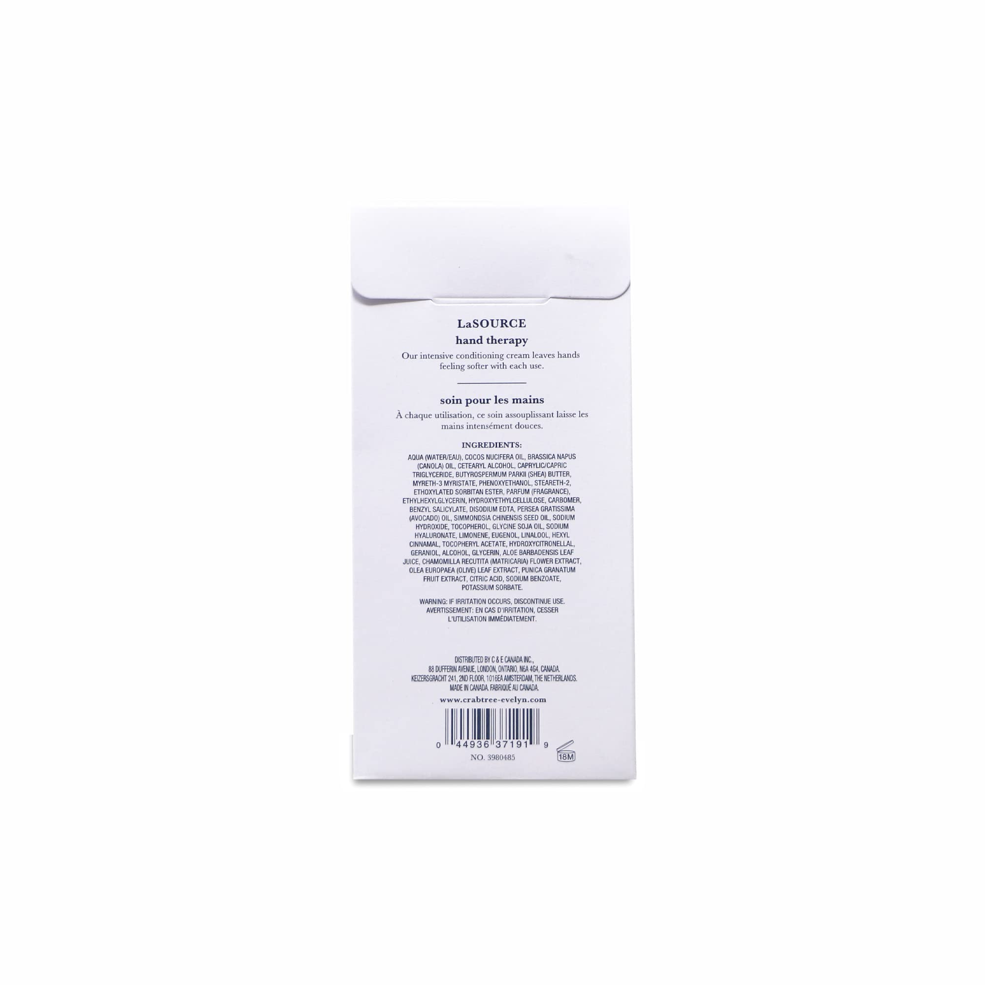 Crabtree & Evelyn cream texture closeup highlighting rich shea butter absorption