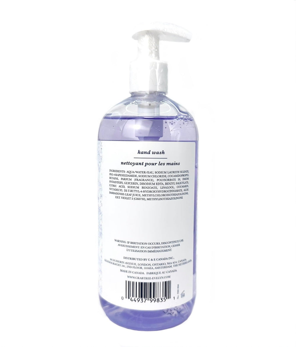 Crabtree & Evelyn pump close-up demonstrating easy dispensing for controlled use