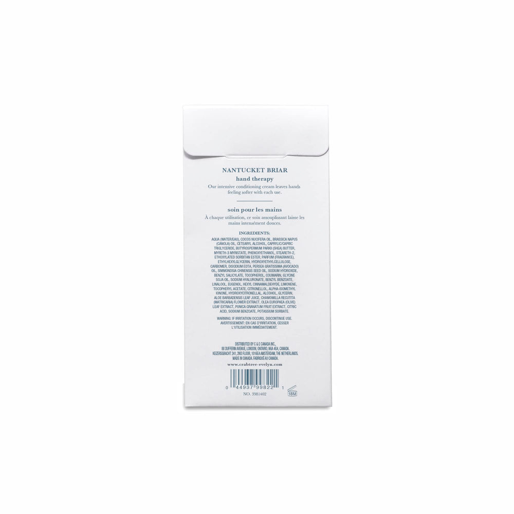 Crabtree & Evelyn cream swatch showing smooth texture and quick absorption benefit
