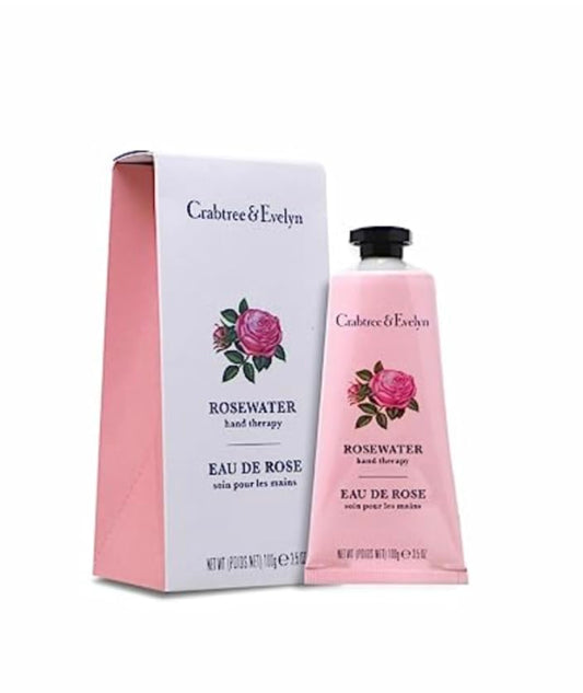 Crabtree & Evelyn cream being applied to hands showing smooth absorption and immediate moisturized feel