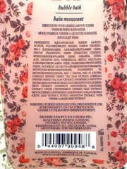 Crabtree & Evelyn close-up of creamy rosewater lather on skin showing moisturizing foam benefit: hydrated soft feel