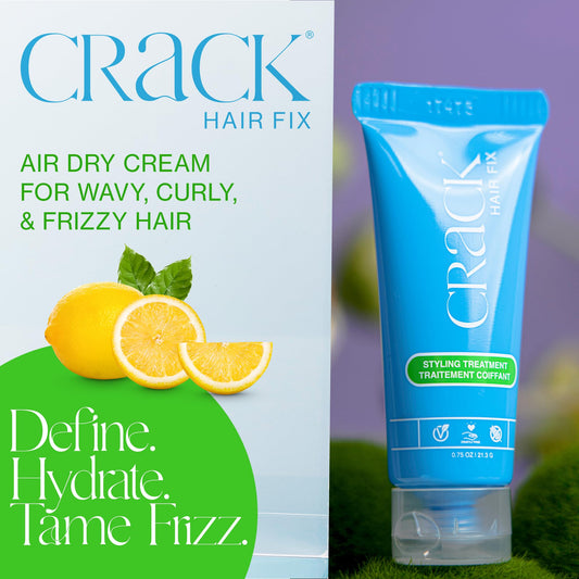 Crack cream texture closeup highlighting smooth, lightweight formula for easy spread