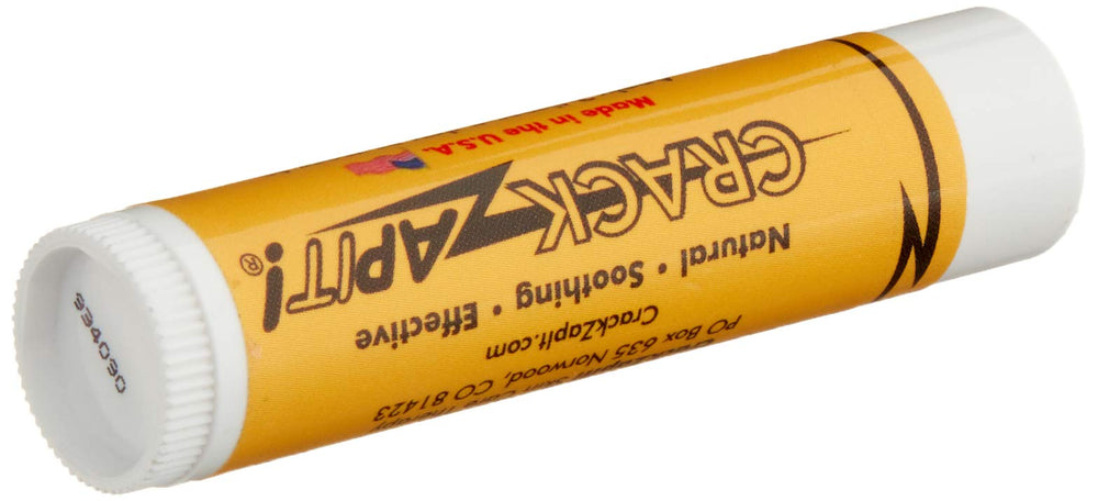 CRACKZAPIT! balm texture close-up highlighting non-greasy fast-absorbing finish