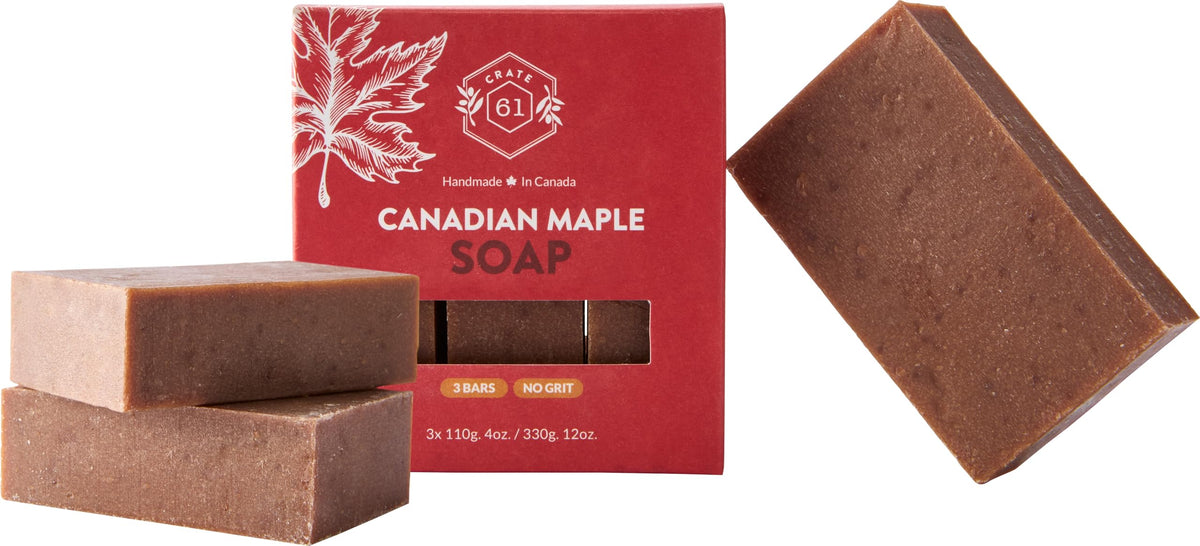 Crate 61 Organics front packaging showing natural bar benefits