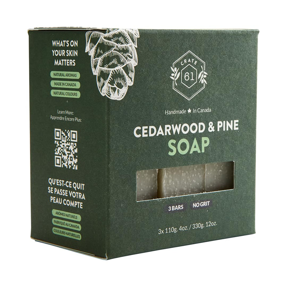 Crate 61 Organics soap close-up texture highlighting creamy lather and gentle cleanse benefit