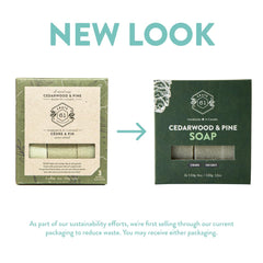 Crate 61 Organics soap on a draining dish to show proper storage and longer-lasting benefit